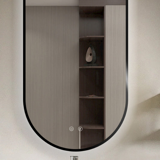 LED-spiegel Selene Goud & Zwart