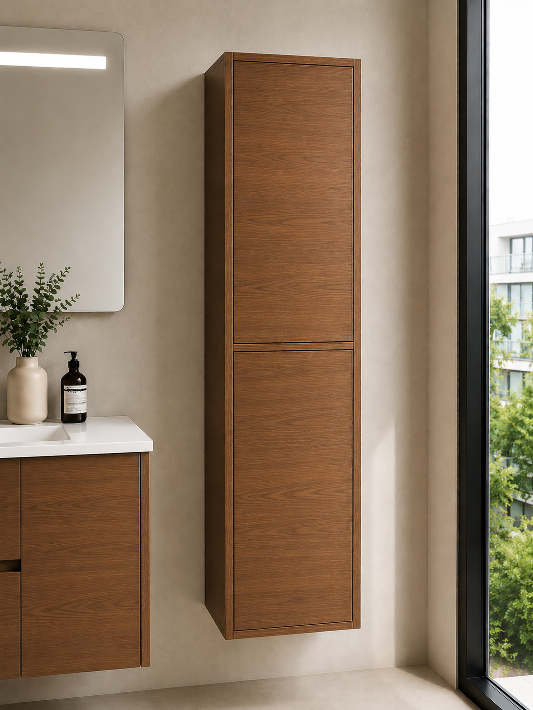 Badkamerkast FLORENCIA met twee deuren 140 cm