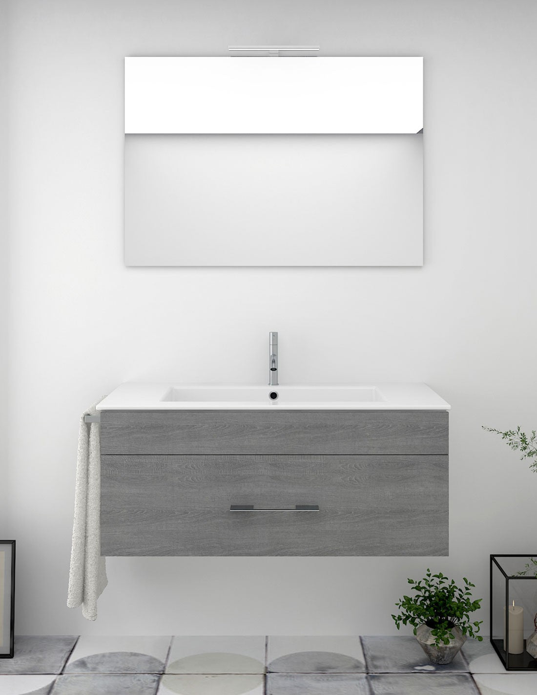 Meuble de salle de bain FLORENCIA avec lavabo
