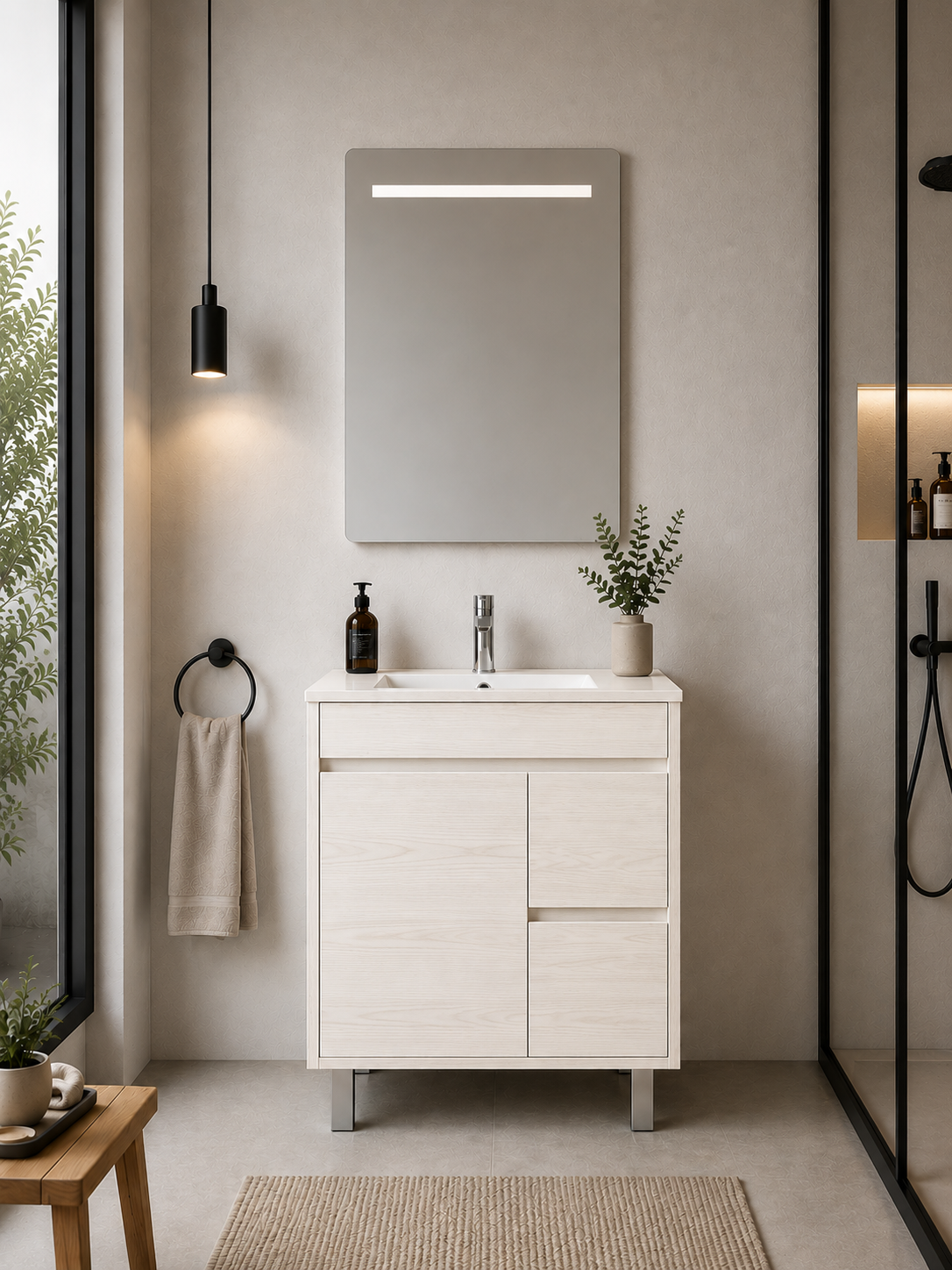 Badmeubel ISQUIA met wastafel