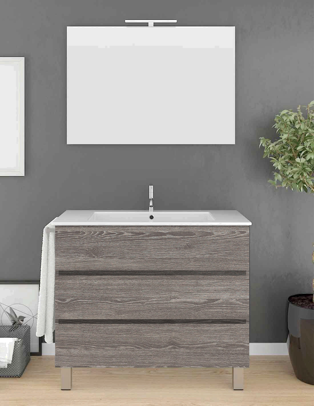 Meuble de salle de bain BAHIA avec lavabo