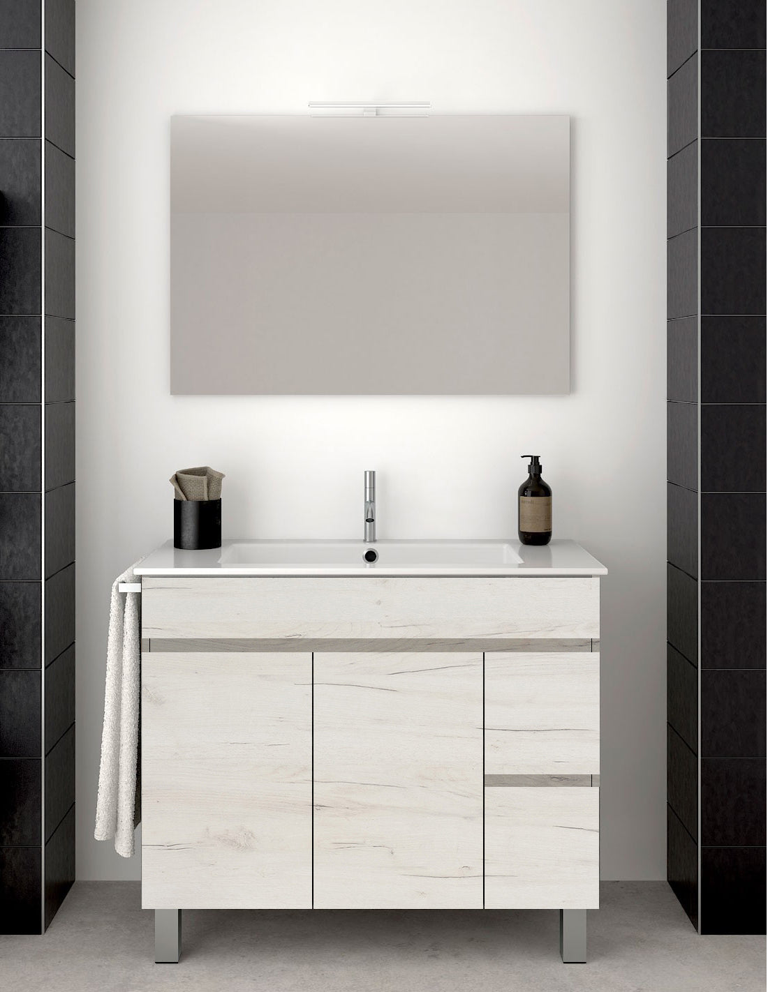 Meuble de salle de bain ISQUIA avec lavabo