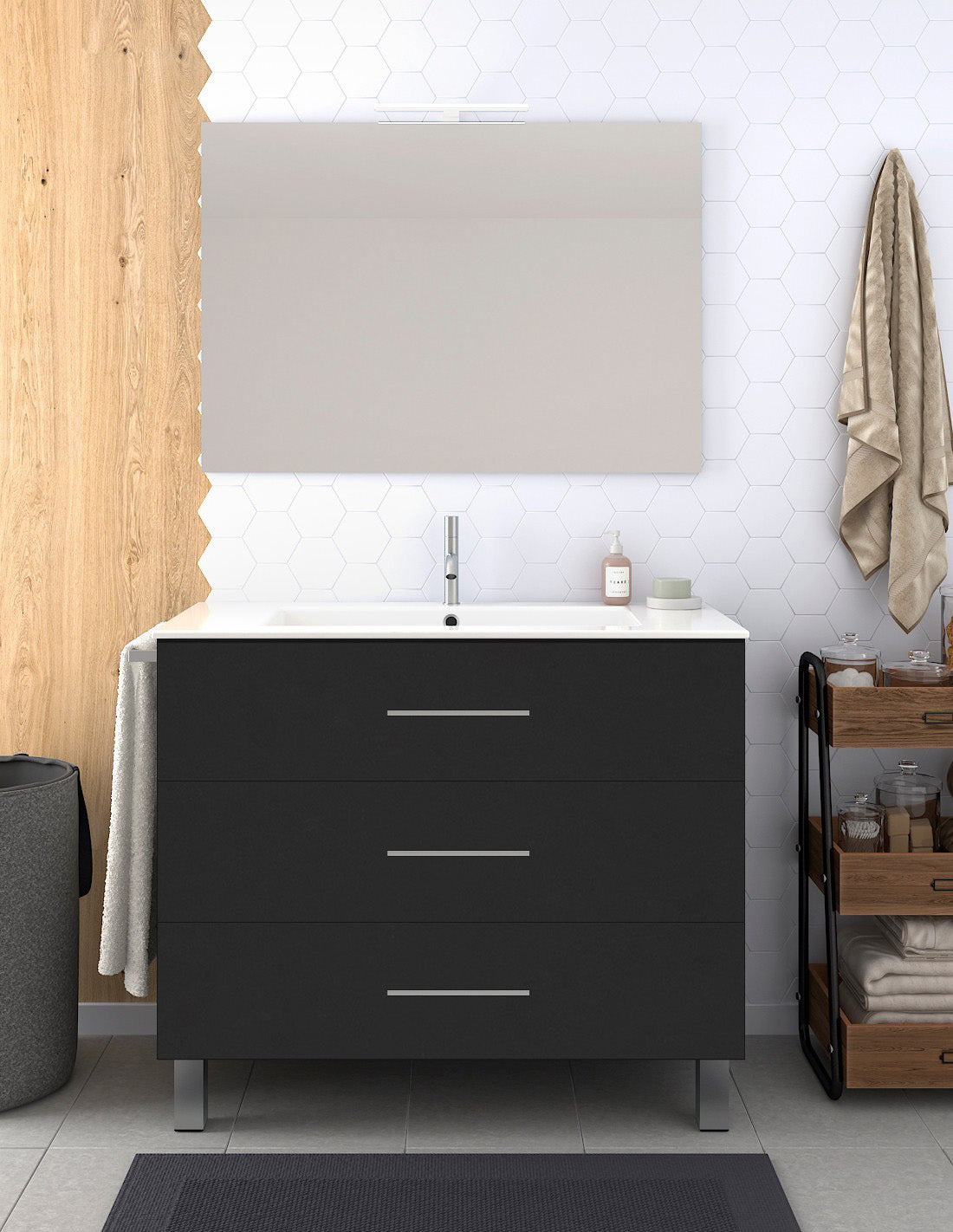 Meuble de salle de bain RIBERA avec lavabo