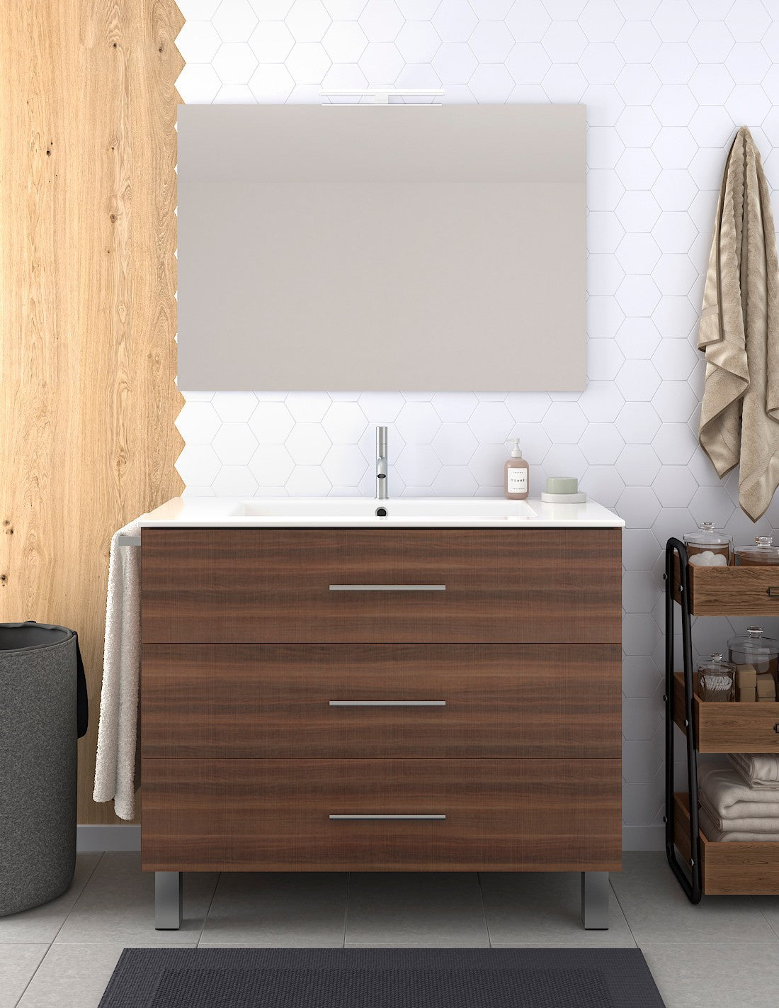 Meuble de salle de bain RIBERA avec lavabo