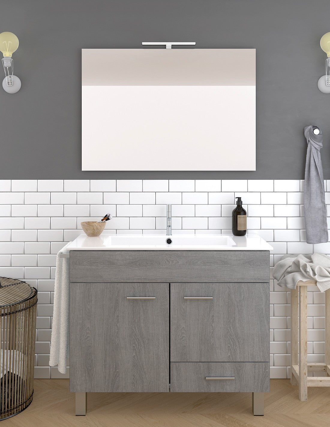 Meuble de salle de bain SAMOS avec lavabo