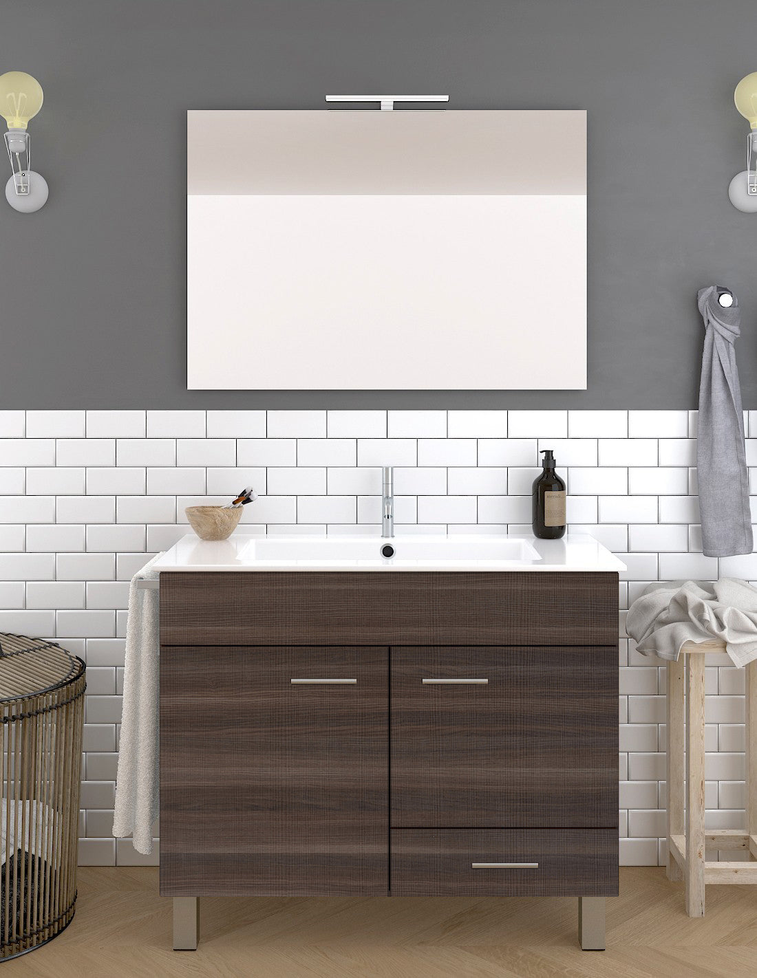 Meuble de salle de bain SAMOS avec lavabo